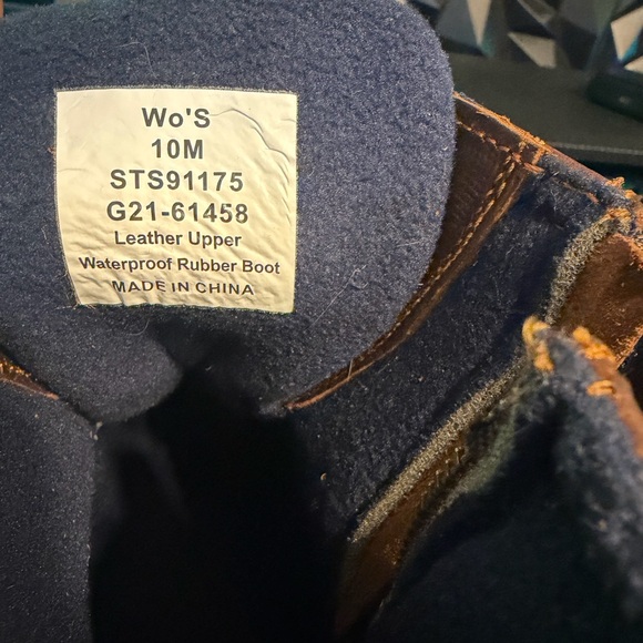 Sperry Ankle Boots in Brown and Blue - Picture 5 of 10